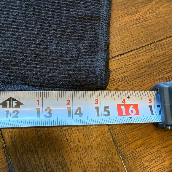 NWT Urban Outfitters Womens Parker Notched Long Sleeve Black Top Cropped Shirt M - Picture 12 of 12